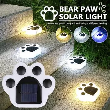 Светодиодный подключаемый ландшафтный солнечный светильник для газона, украшение двора, небольшой ночник, водонепроницаемый садовый солнечный торшер 1pcs белый