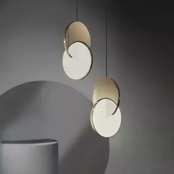 Светодиодный подвесной светильник для спальни, прикроватной тумбочки, украшения отеля, ресторана, потолочные люстры, люстры, современное потолочное освещение diameter-28cm серебряный