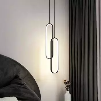 Светодиодный подвесной светильник Nordic, подвесные лампы, светильник для внутреннего освещения, гостиная, спальня, обеденный стол, украшение дома, подвесной светильник Lustre 3 Light Color