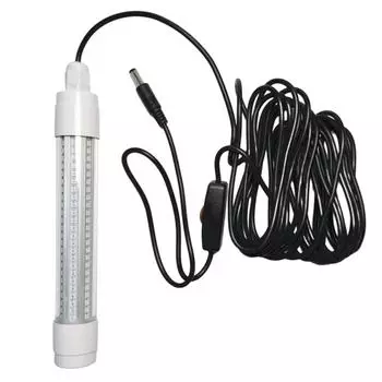 Светодиодный подводный рыболовный фонарь супер яркий для пресноводной морской воды (Зеленый свет)