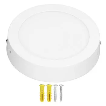 Светодиодный потолочный светильник 12 Вт, высокая яркость, мягкий свет, ультратонкий, 6500 К, белый свет, монтируется на поверхность