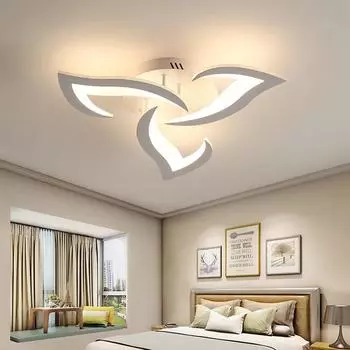 Светодиодный потолочный светильник 3060LM, современный потолочный светильник, акриловый светодиодный потолочный светильник, 3 светильника для гостиной, спальни, кухни