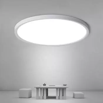 Светодиодный потолочный светильник 30 см, 24 Вт, 2160LM Потолочный светильник, IP44 Светодиодный потолочный светильник для ванной комнаты, холодный белый свет 6500K