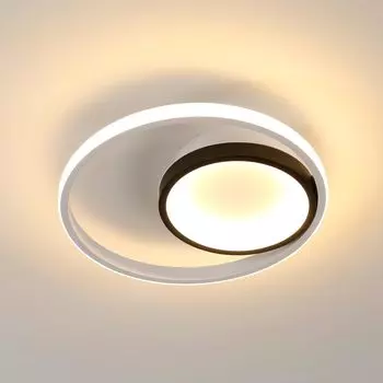 Светодиодный потолочный светильник, 30 Вт. Современный потолочный светильник. Подходит для кухни, столовой, гостиной, балкона, ванной комнаты. Теплый свет 3000 К.