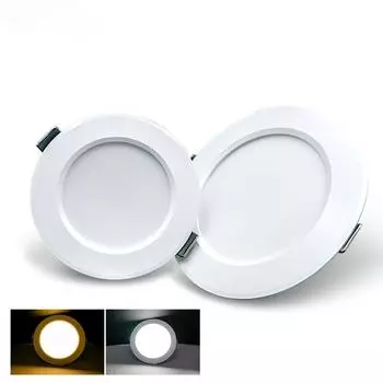 Светодиодный потолочный светильник 3 Вт, 5 Вт, 7 Вт, 9 Вт, 12 Вт, 15 Вт переменного тока, 220 В, 230 В, 240 В, теплый холодный белый, встраиваемый светодиодный светильник, точечный светильник, светодиодная лампа для спальни, кухни Warm White