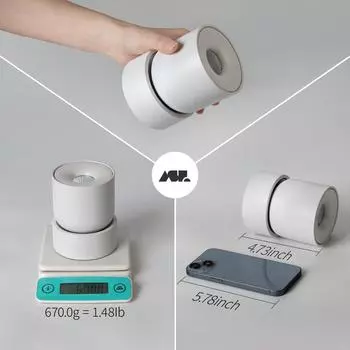 Светодиодный потолочный светильник Aisilan, вращающийся на 360°, точечный светильник мощностью 7 Вт/9 Вт, монтируемый на поверхность, современный дизайн для внутреннего освещения 7W&Warm White белый