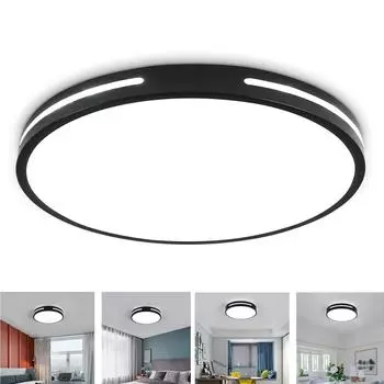 Светодиодный потолочный светильник Белый 15 Вт 220 В Черный