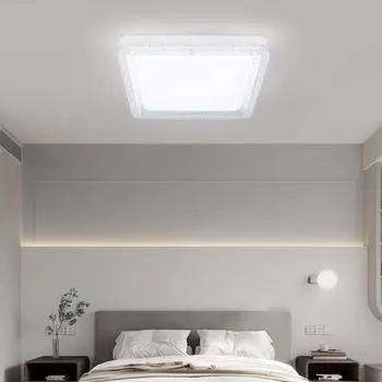 Светодиодный потолочный светильник Crystal Square Bedroom Light Interior Decorative Lighting for living room 48W 36W 24W 18W Glossy Light Fixture 15CM(18W)