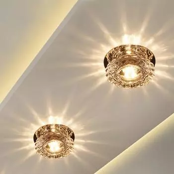 Светодиодный потолочный светильник для прохода в коридоре, хрустальный светильник для гостиной, светодиодные потолочные светильники для коридора white light