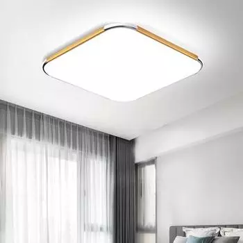 Светодиодный потолочный светильник для скрытого монтажа, высокая яркость, без мерцания, защита глаз, простой стиль, прямоугольный потолочный светильник, светильник чёрный