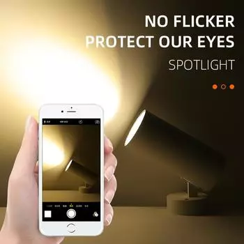 Светодиодный потолочный светильник Downlight 110 В 220 В, монтируемый на поверхность, светильник для домашнего декора, потолочный светильник для спальни, светодиодное точечное освещение Warm Light