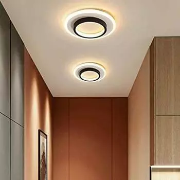 Светодиодный потолочный светильник, круглые потолочные светильники для прихожей, прохода в гостиной, диаметр 23 см, потолочный светильник для кабинета, потолочный светильник для коридора