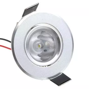 Светодиодный потолочный светильник мощностью 3 Вт, встраиваемый потолочный светильник, лампа точечного света теплый белый