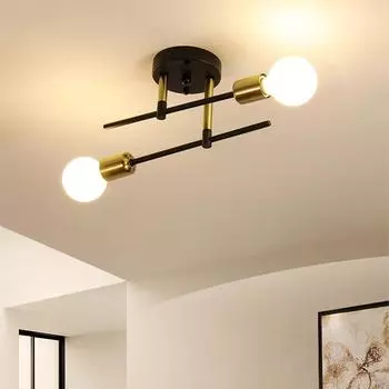 Светодиодный потолочный светильник Nordic, внутреннее освещение, прикроватная тумбочка, гостиная, спальня, лестница, коридор, кухня, украшение дома, потолочный светильник Without bulbs