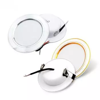 Светодиодный потолочный светильник переменного тока, 110 В, 220 В, встраиваемый потолочный светильник, постоянный ток, 12 В, 24 В, 5 Вт, 9 Вт, 12 Вт, 15 Вт, 18 Вт, ультратонкий холодный белый/теплый белый светодиодный прожектор DC12V 5W&Cold White