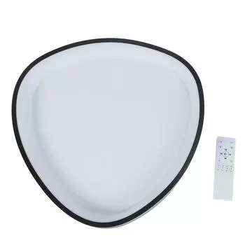 Светодиодный потолочный светильник с креплением на стену, минималистичный, 3 цветовых температуры, регулировка яркости, управление через приложение, овальный треугольный светодиод чёрный