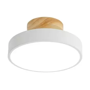 Светодиодный потолочный светильник с простой установкой и регулировкой яркости для коридора (белый)