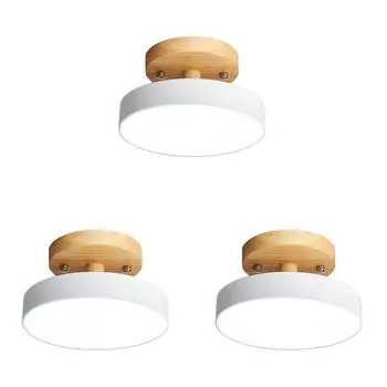 Светодиодный потолочный светильник с простой установкой и регулировкой яркости для коридора (белый) КДЕ