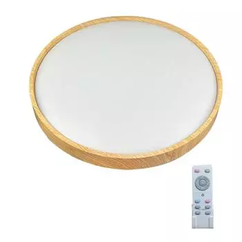 Светодиодный потолочный светильник с регулировкой яркости от 2700К до 6500К, современный, безопасный для глаз круглый потолочный светильник с пультом дистанционного управления 30W (330mm/ 13in Diameter