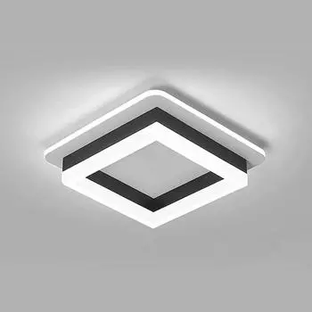 Светодиодный потолочный светильник, современные круглые/квадратные акриловые потолочные светильники, для спальни, гостиной, столовой, коридора 3000K/6000K