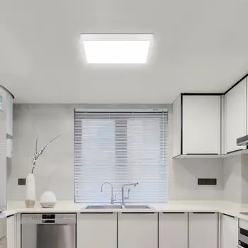 Светодиодный потолочный светильник Современный квадратный светильник, потолочный светильник IP44, потолочный светильник Гостиная Спальня Ванная комната Кухня Прихожая и балкон