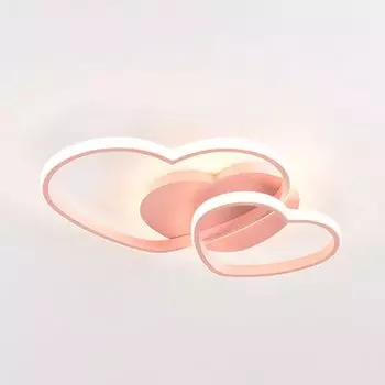 Светодиодный потолочный светильник в форме сердца, розовый, 39 Вт, 3 варианта цвета