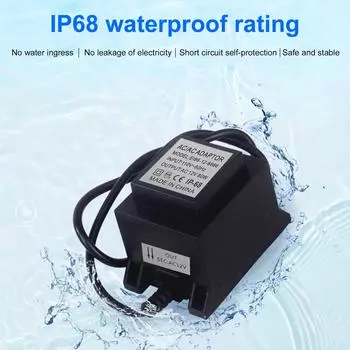 Светодиодный преобразователь, трансформатор переменного тока 110 В, IP68, водонепроницаемый регулятор освещения для улицы 80W