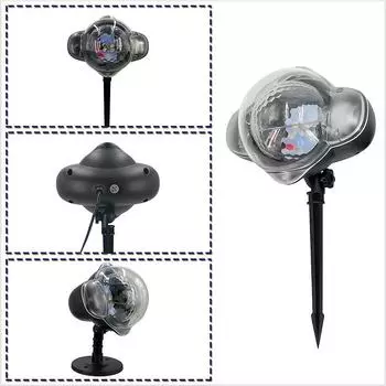 Светодиодный проектор «Снежинка» Рождественская лазерная проекция Открытый внутренний светильник ST0626