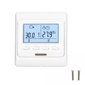 Светодиодный программируемый регулятор температуры теплого пола для дома