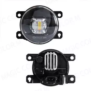 Светодиодный противотуманный фонарь для Citroen Ford Honda Suzuki Isuzu Mitsubishi Renault авто противотуманная фара 8000LM 30 Вт белый желтый 12 В водонепроницаемый белый
