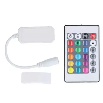 Светодиодный пульт дистанционного управления 24 клавиши Smart 4pin 2.4G RGB IR пульт дистанционного управления беспроводной контроллер с разъемом Stick
