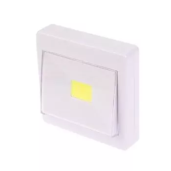 Светодиодный яркий квадратный выключатель Cob Night Light на батарейках беспроводной настенный светильник светильник для шкафа гаража гардероба дома спальни