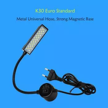 Светодиодный рабочий фонарь с магнитом для швейной машины. Плоское освещение автомобиля. 30 ламповых бусин.