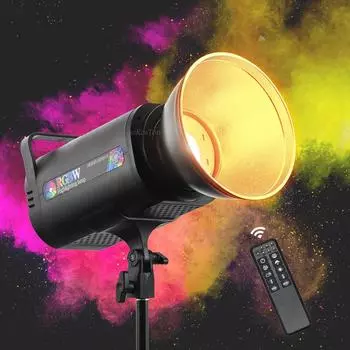 Светодиодный RGB-светильник для наружного освещения 1700K-12000K Bowens Mount Control для фотостудии и видео EU