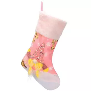 Светодиодный рождественский чулок с дизайном гнома, светящийся рождественский носок для девочки, подарочные наполнители, тип 2