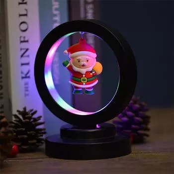 Светодиодный рождественский декоративный ночник, настольный орнамент, романтический сад для дома, кукла-снеговик, новогодний праздник, рождественский подарок детям Switch