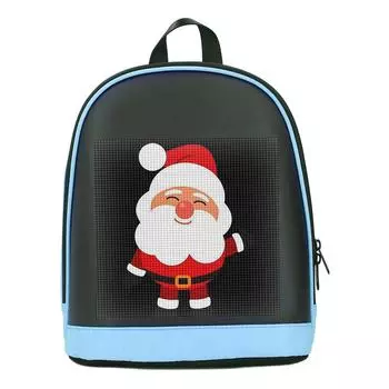 Светодиодный рюкзак 64x64 пикселей программируемый полноцветный дисплей экран портативный для мотоцикла