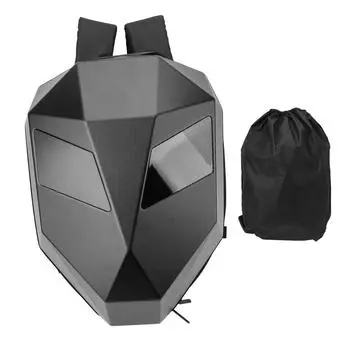 Светодиодный рюкзак DIY Pattern Hard Shell Шлем Сумка для ноутбука Мотоциклетный рюкзак для велоспорта Путешествия