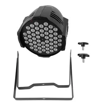 Светодиодный сценический свет 54x3 Вт DMX 512 управление звуком RGBW DJ Par Lights для сцены концерт вечеринка среда US Plug 100240V