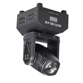 Светодиодный сценический светильник RGBW DMX512 с вращающейся головкой, звуковой активацией, 11/13 каналов, лучевой свет RGBW для дискотек, вечеринок KTV