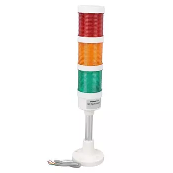 Светодиодная башня стека света 220 В промышленная предупреждающая лампа Andon Column Indicator Lamp 3 слоя для ЧПУ