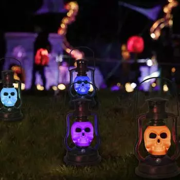 Светодиодный солнечный свет с ручкой, перезаряжаемый IP44, водонепроницаемый, легко повесить, уличный фонарь на солнечной энергии, украшение на Хэллоуин