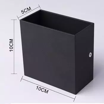 Светодиодный современный настенный светильник для внутреннего настенного крепления для гостиной, алюминиевый светодиодный настенный светильник для спальни, прихожей Warm White (2700-3500K)