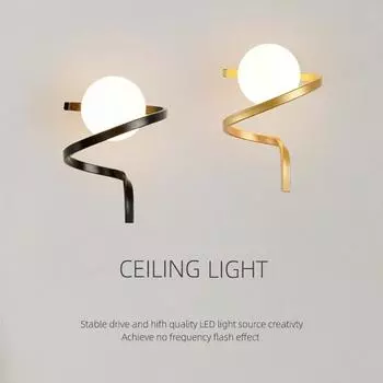 Светодиодный современный настенный светильник, простой настенный светильник для спальни, прикроватный светильник для гостиной, фоновая стена, лестница, коридор, ванная комната, зеркало, передний свет Warm White (2700-3500K)