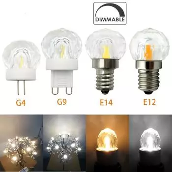 Светодиодный современный подвесной светильник E12 E14 G4 G9 4 Вт с регулируемой яркостью, заменяет галогенную лампу K9 Crystal 220 В 110 В