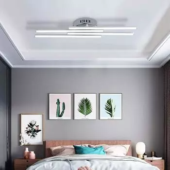 Светодиодный современный потолочный светильник, 4 светильника для спальни, гостиной, ресторана, кухни, скандинавского домашнего декора, внутреннее освещение