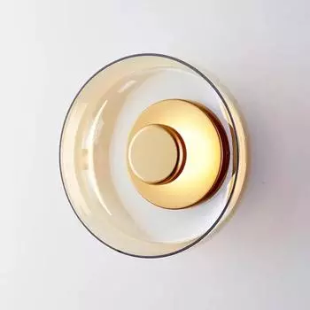 Светодиодный современный стеклянный настенный светильник, креативные потолочные светильники для спальни, прикроватной тумбочки, гостиной, столовой, декоративных светильников для дома, дома Cool white прозрачный