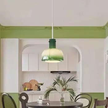 Светодиодный средневековый подвесной светильник, стеклянные подвесные лампы для потолка, спальни, столовой, гостиной, бытовой техники, внутреннего декора, светильника Three light sources