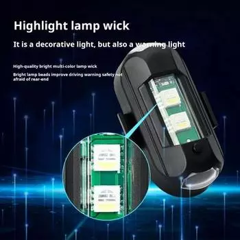 Светодиодный стробоскоп с 7 цветами, несколькими режимами мигания, пультом дистанционного управления высокой яркости 1pc