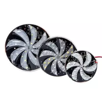 Светодиодный стробоскопический светильник для автомобиля, огненные огни для колес, вспышка, цветные модифицированные огни для ветряных мельниц, атмосферная лампа для мотоцикла и автомобиля